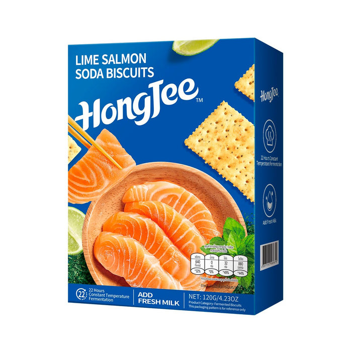 HONGJEE Lime Salmon Soda Biscuits 120 g.