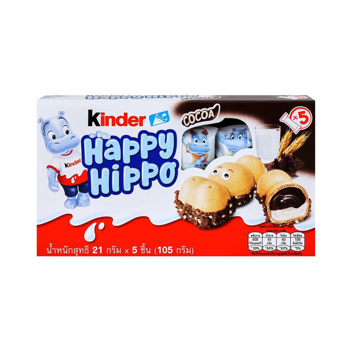 Kinder Happy Hippo Cocoa Cream Biscuits