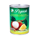 PIGEON Rambutan Stuffed with Pineapple in Syrup 565 g.