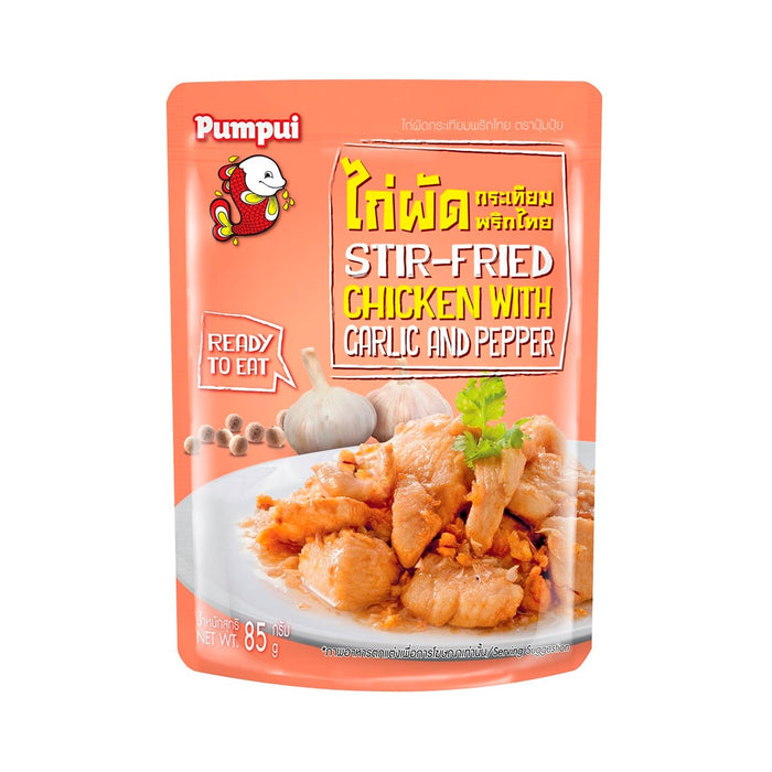 PUM PUI Stir-fried Chicken with Garlic And Pepper 85 g.