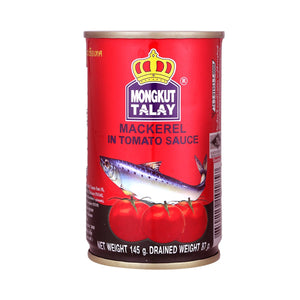 Mongkut Talay Mackerels in Tomato Sauce 145 g.