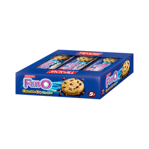 FUN-O Chocolate Chip Cookies 25 g. Pack 12