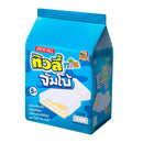 TIVOLI Twin Jumbo Wafers with Milk Cream Filling and Milk Cream Coating 35 g. Pack 12