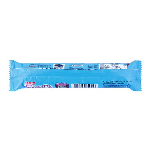 FUN-O Sandwich Cookies Filled with Milk Flavored Cream 121.5 g.