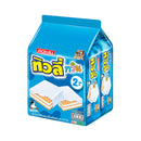 TIVOLI Twin MIlk Cream Coated Wafers Filled with MIlk Flavored Cream 10 g. Pack 24
