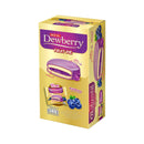 DEWBERRY Fruit Pie Pie Cake with Blueberry Jam Filling and Blueberry Cream Coating 18.5 g. Pack 12