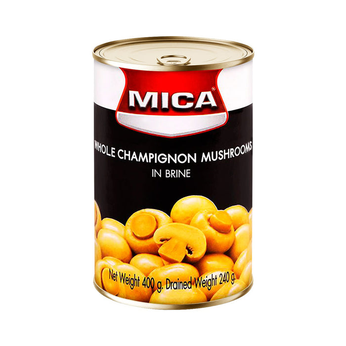 Mica Whole Champignon Mushrooms in Brine Canned 400 g.