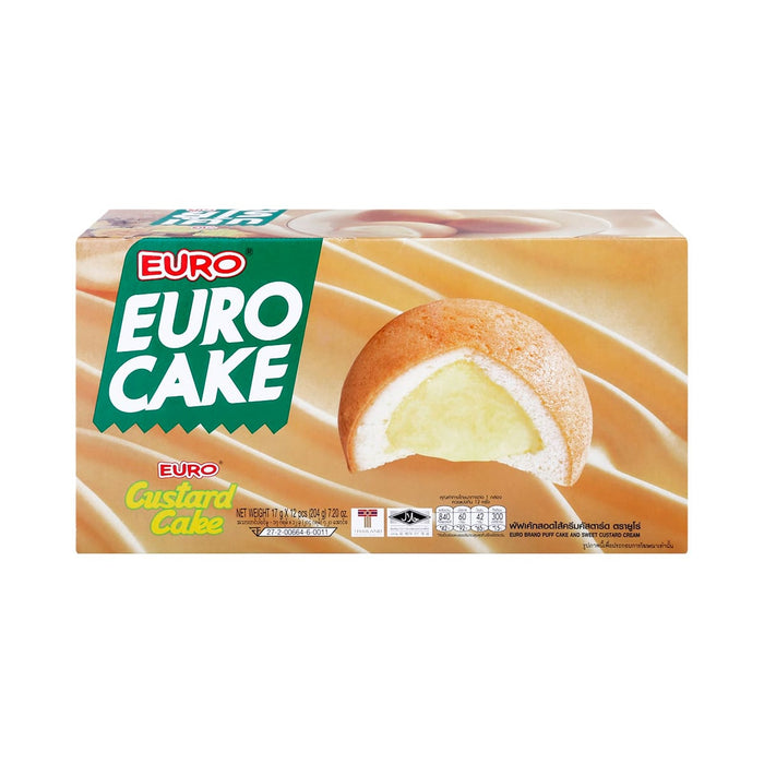 Euro Custard Cream Puff Cake