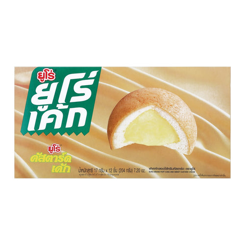 Euro Custard Cream Puff Cake