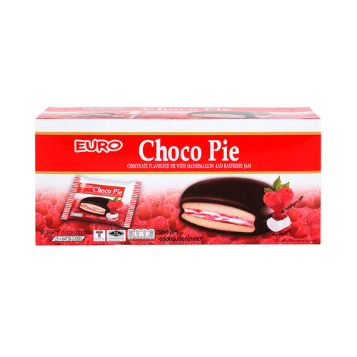 Euro Choco Pie with Marshmallow and Raspberry