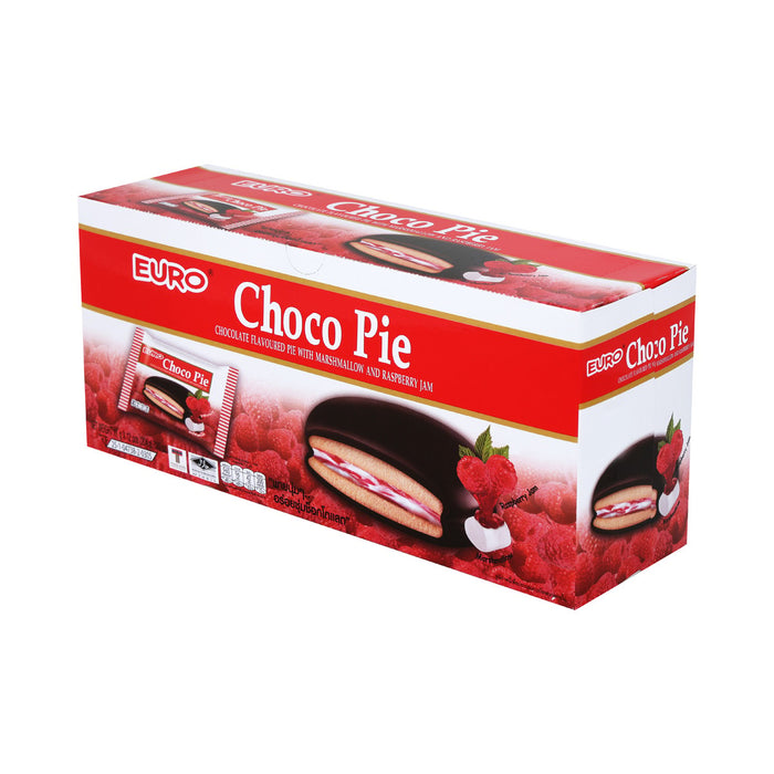 Euro Choco Pie with Marshmallow and Raspberry