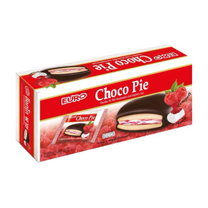 Euro Choco Pie with Marshmallow and Raspberry