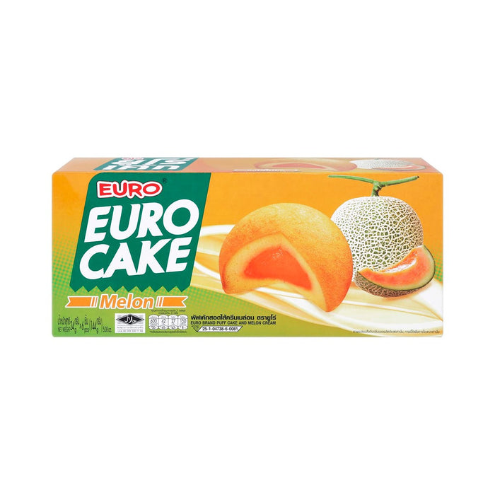 Euro Melon Cream Puff Cake