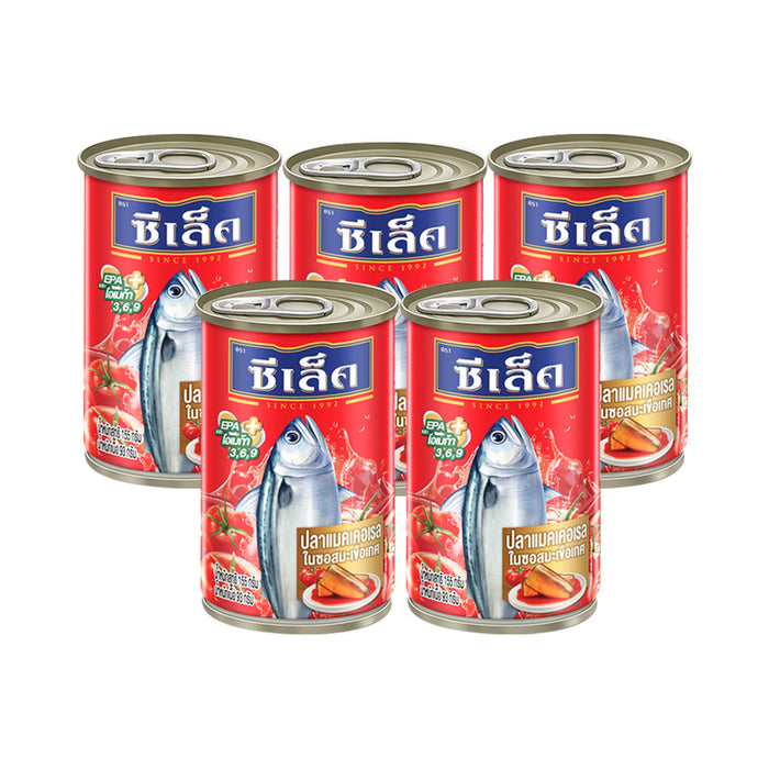 SEALECT Mackerel in Tomato Sauce 155 g. x 5 Units