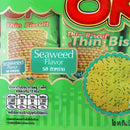 OK Thin Biscuit Seaweed 25 g. x 12 ea