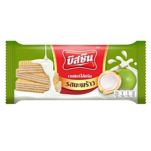 BISSIN Wafers with Coconut Flavored Cream 29 g. 12 pcs.