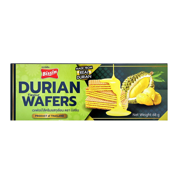 BISSIN Durian Flavour Wafers 68 g.