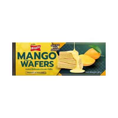 BISSIN Mango Flavour Wafers 68 g.