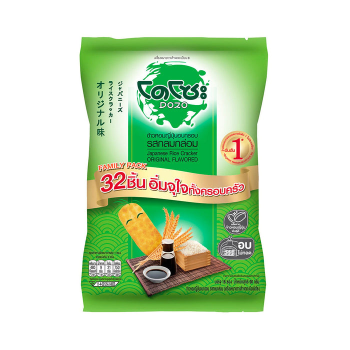DOZO Japanese Rice Crackers Original Flavor 90 g.