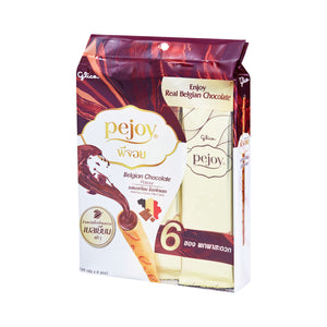 GLICO Pejoy Biscuit Stick Filled with Belgian Chocolate Cream 16 g. Pack 6