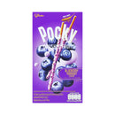 POCKY Crushed Fruit Biscuit Stick Coated with Blueberry Yogurt Flavor & Real Blueberries & Cookie Bits 38 g.
