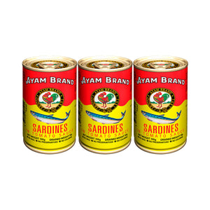 Ayam Sardines in Tomato Sauce 155 g. Pack 3