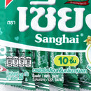 SANGHAI Wafer with Vanilla Cream Coat 6 g. Pack 10