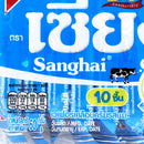 Sanghai Cream Wafers Milk Flavoured Size 6 g. Pack 10 pcs.
