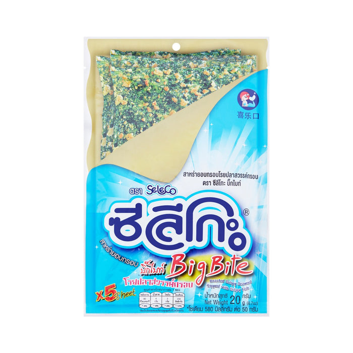 SELECO BIG BITE CRISPY SEAWEED Topped With Crispy Fish 20 g.