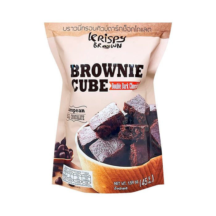 KRISPY BROWN Crispy Brownie with Dark Chocolate Cubes 45 g.