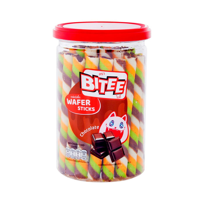 BITEE Wafer Stick Filled with Chocolate Flavored Cream 180 g.