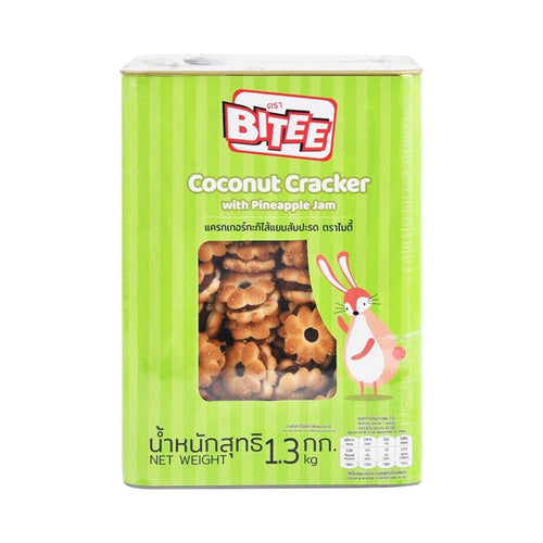 BITEE Coconut Cracker with Pineapple Jam 1.3 kg.