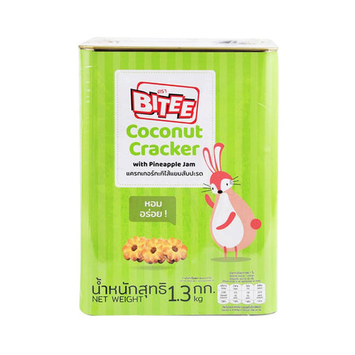BITEE Coconut Cracker with Pineapple Jam 1.3 kg.