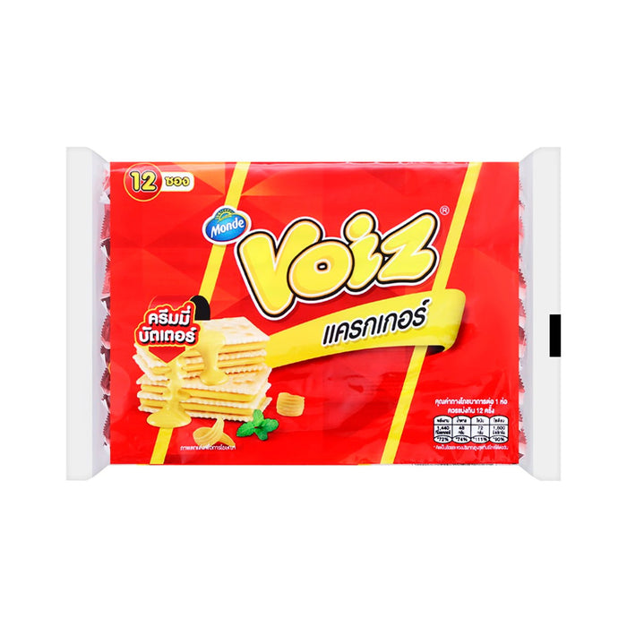 Crackers Voiz Cream Butter Flavor 24 g. Pack 12