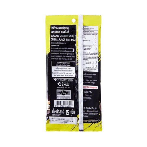 BITEE Seasoned Shredded Squid Original Flavor 15 g.
