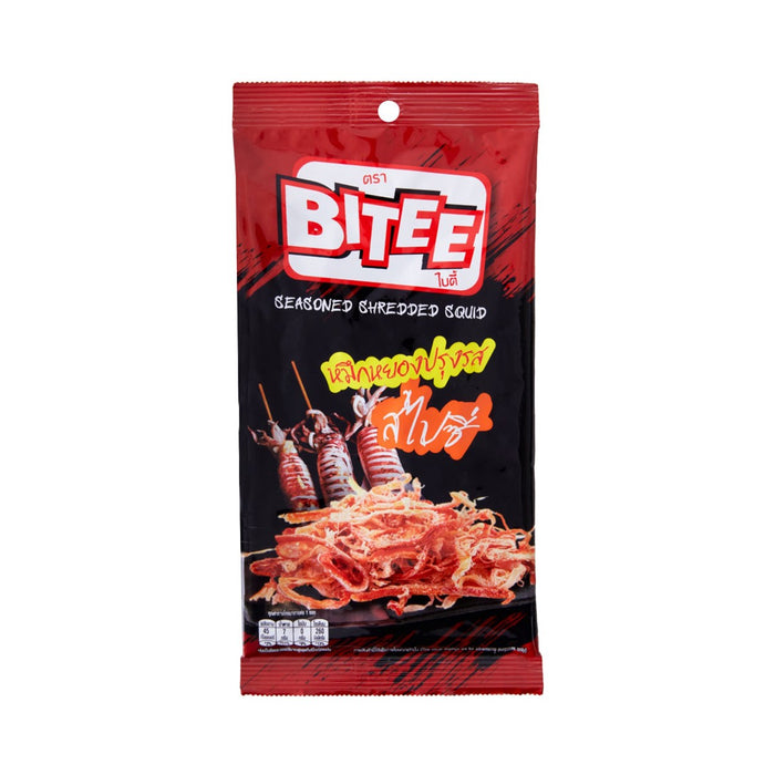 BITEE Seasoned Shredded Squid Spicy Flavor 15 g.