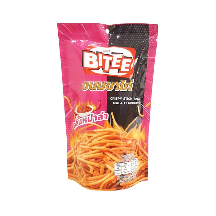 BITEE Crispy Stick Biscuit Mala Flavor 65 g.
