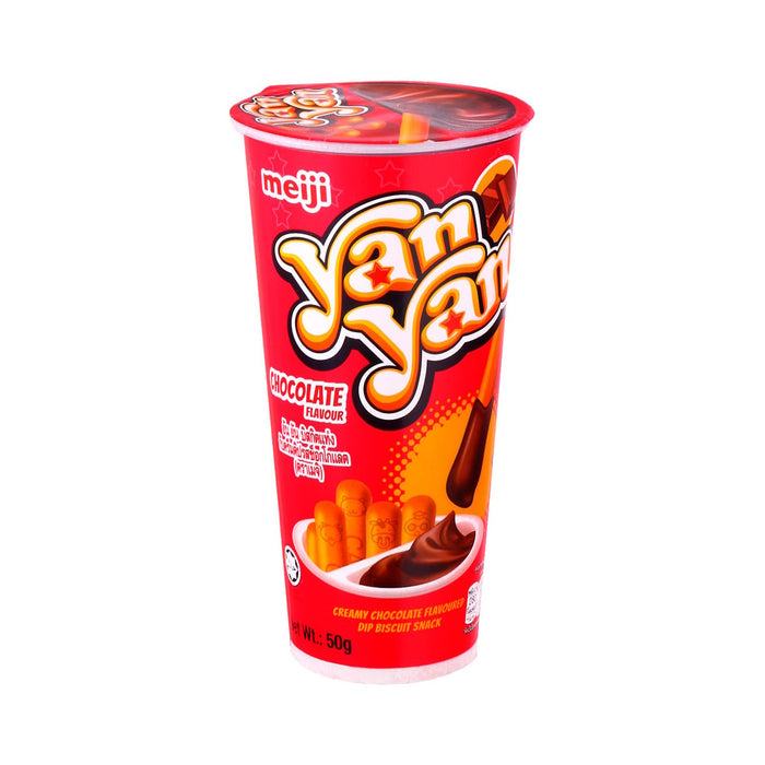 Yan-Yan Chocolate Flavor Dip Biscuit Snack 50 g.