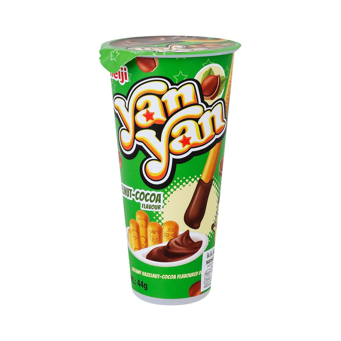 Meiji Yan Yan Crispy Bread with Hazelnut Choco Dip 44 g.