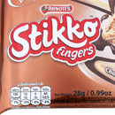 STICKO Fingers Wafer Stick with Chocolate Flavored Cream 28 g.