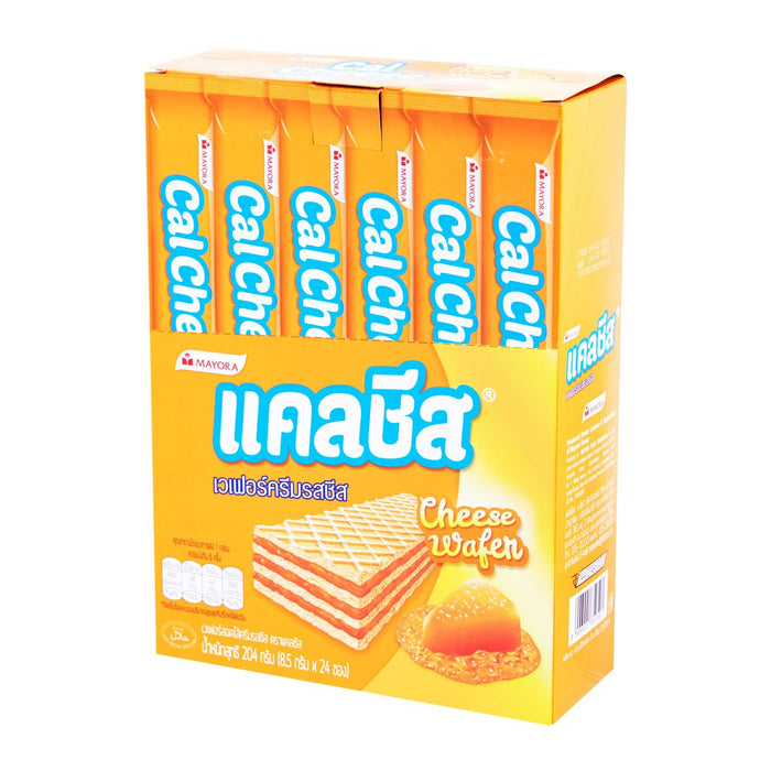 CAL CHEESE Wafer with Chesse Cream Filling 8.5 g. Pack 24