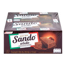 SANDO Chocolate Wafers Filled with Chocolate Cream 27.5 g. Pack 12