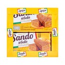 SANDO Wafers Filled with Butter Caramel Cream 27.5 g. Pack 12