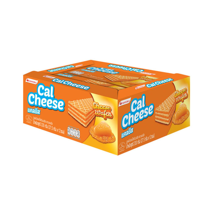 CALCHEESE Cream Wafer w/ Cheese Filling 27.5 G. Pack 12