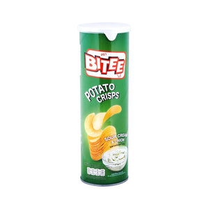 BITEE Potato Chips Sour Cream and Onion Flavor 110 g.