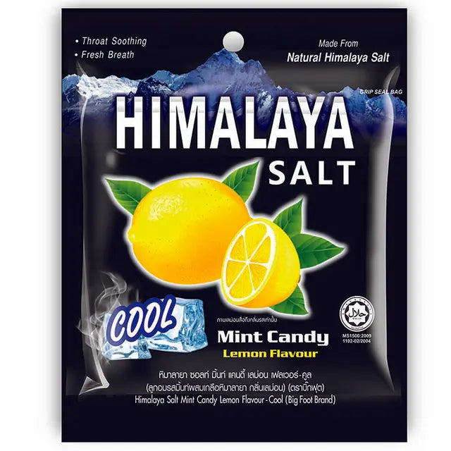 Big Foot Himalaya Salt Mint Lamon Flavour Candy 15g.