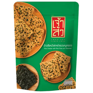 Chaosua Rice Cracker with Seaweed & Pork Floss Topping 80g