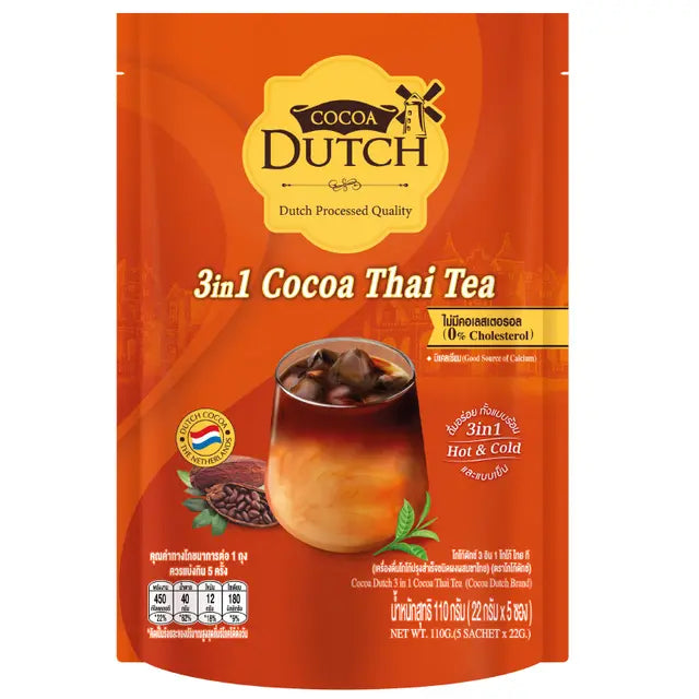 Cocoa Dutch 3-in-1 Cocoa Thai Tea 110g