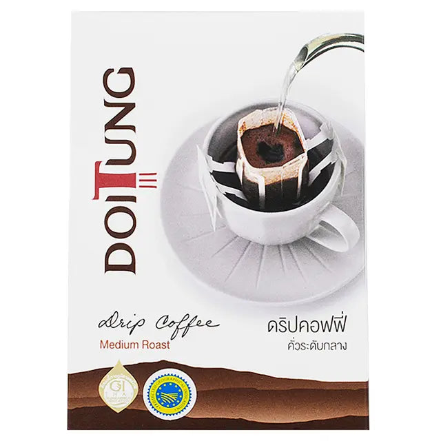 Doi Tung Drip Coffee Medium Roast 10g x 6 Sachets