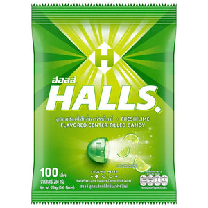 Halls Fruitti Fresh Lime Canby 280g.